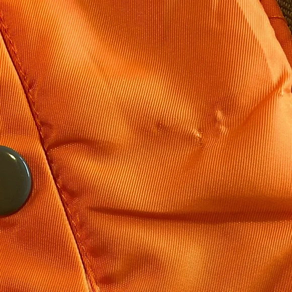 ALPHA INDUSTRIES MA-1 Reversible Bomber Jacket in Sage Green Size Small Slim Fit - Picture 11 of 15